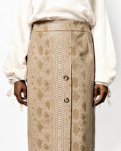 Load image into Gallery viewer, Long Faux Leather Midaxi Skirt

